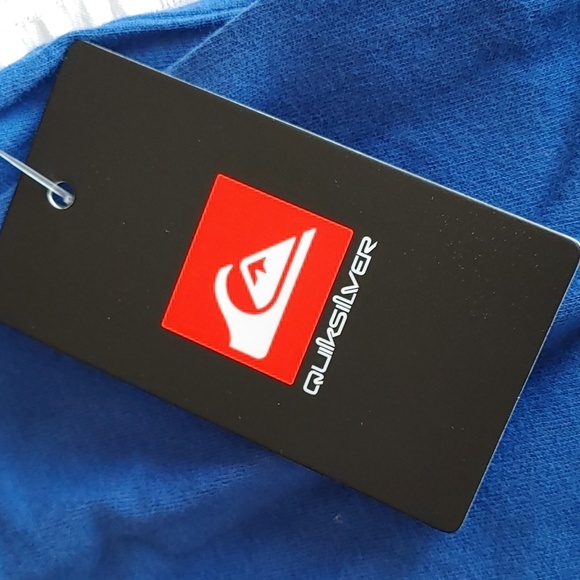 NWT Quicksilver Men's Blue Short Sleeve Graphic T-Shirt Medium - Picture 8 of 11